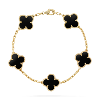 VCARA41300 - Vintage Alhambra bracelet, 5 motifs