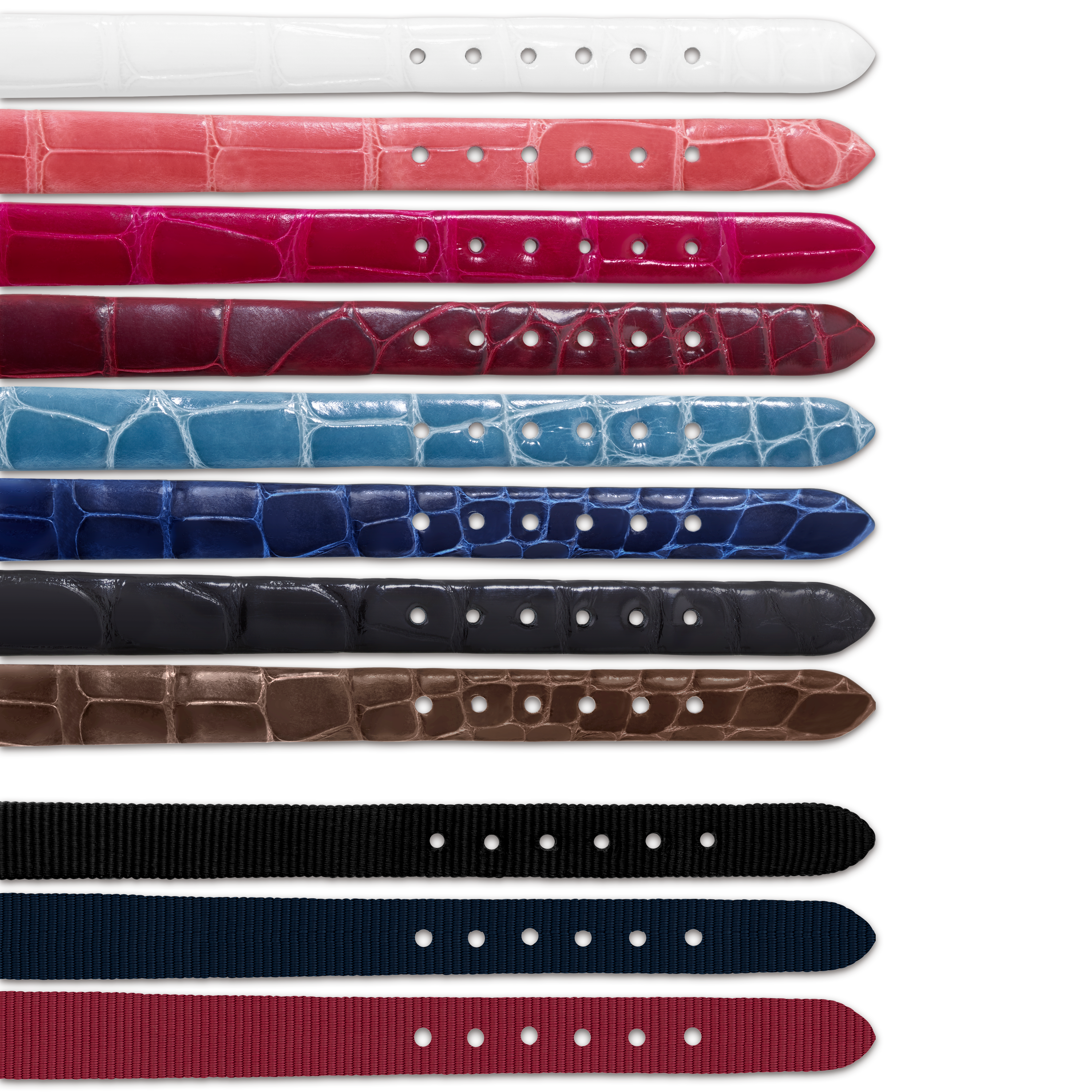 Sweet Alhambra watch, 18K yellow gold, Diamond:  185 stones,  0.74 carat, Lapis Lazuli:  1 stone, Open, Watch - Van Cleef & Arpels