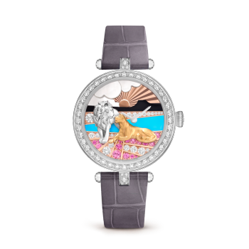 VCARPBKA00 - Lady Duo de Lions watch